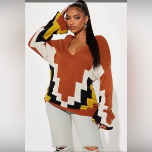 Colorblock Sweater